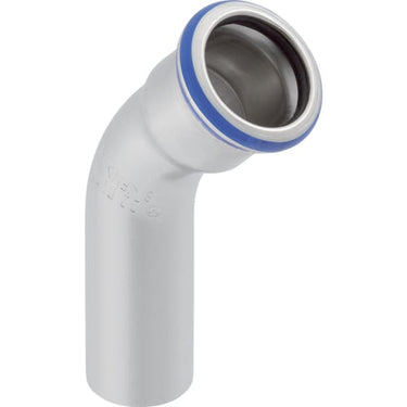 Geberit Mapress bøjning m/nippelende 45° 12mm rf - 1