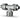 Push on fitting-fixed branch tee-8/6 tube -1/4 thread 1410 8/6-1/4  RAPID FITTING - 1