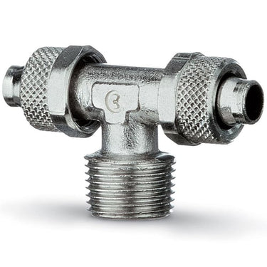 Push on fitting-fixed branch tee-8/6 tube -1/4 thread 1410 8/6-1/4  RAPID FITTING - 1