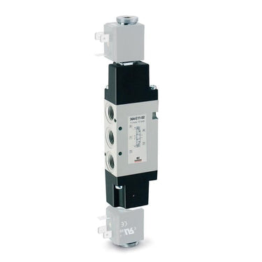 Electropneumatic valve-5/3 CC-1/4 -sol  sol 364-011-02  SOLENOID VALVE SER. 3 - 1