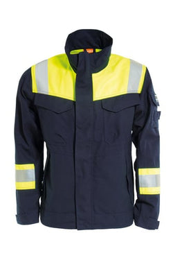 FR Jakke Metalfri 603081 Gul/Marine L - 1