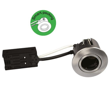 Luna Quick install 10-pack Downlight ISO GU10 Børstet Alu Rund IP44 - 1