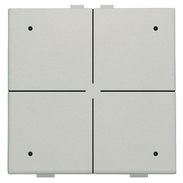 4-tryk med LED komfort grå - 1