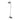Frostline Duo væghængt udendørsbruser frostsikr 1/2/150-350mm glasblæst - 1