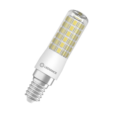 LEDVANCE T SLIM klar 806lm 7W/827 (60W) 320° E14 dæmpbar - 1