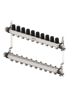 Uponor Vario S fordelerrørsæt 10 kredse x 3/4" Euro - 1