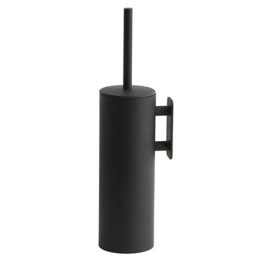 Lavabo Luna toiletbørsteholder/skål matsort - 1