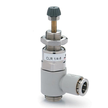 Plastic micro pressure regulator-1/8-8mm CLR 1/8-8 MINIATURIZED REG.+7610 8-1/8 - 1