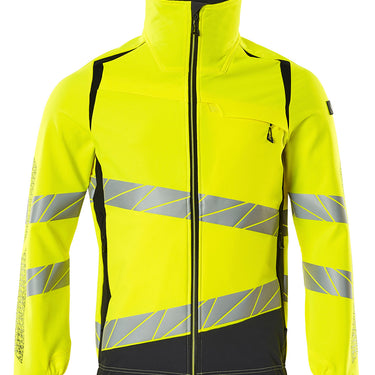 Mascot Jakke 19009 Hi-Vis gul/mørk marine str 5XL - 1