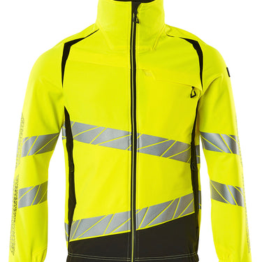 Mascot Jakke 19009 Hi-Vis gul/sort str 3XL - 1