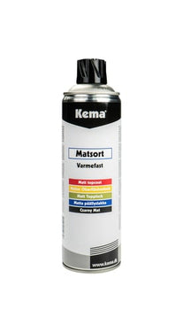 Spraymaling Kema matsort 500ml - 1