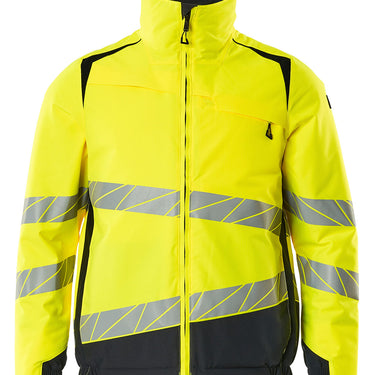 Mascot Vinterjakke 19435 Hi-Vis gul/mørk marine str S - 1