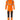 Mascot Kedeldragt med knælommer 19519 Hi-Vis orange/mørk marine str L - 1