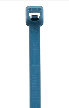 Kabelbinder nylon 6.6 blå detekterbar antibakteriel varmestabiliseret 4,8X291MM - 1