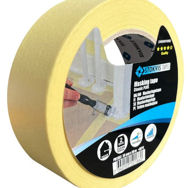 Stokvis Tapes Afdækningstape 80 gr. C. 38mmx50m Kasse 24 stk - 1