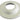Bøsningskrave plast hvid 3/8" - 1