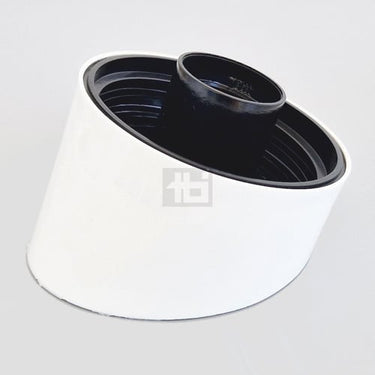 Vægarmatur E27 hvid 84,5mm gevind - 1