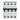 Automatsikring (MCB) Z-karakteristik 40Amp 4-Pol 15kA 4-moduler UL1077 FAZ-Z40/4 - 1