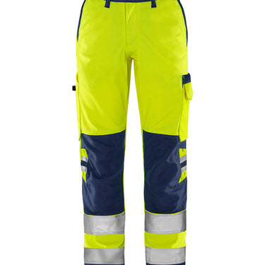 Green bukser dame kl.2 2642 Hi-Vis GPLU gul/marine str 38 - 1