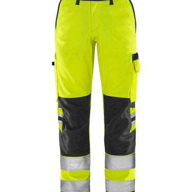 Green bukser dame kl.2 2642 Hi-Vis GPLU gul/sort str 46 - 1
