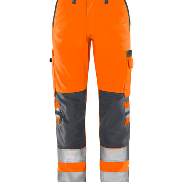 Green bukser dame kl.2 2642 Hi-Vis GPLU orange/grå str 48 - 1