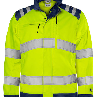 Green jakke kl.3 4067 Hi-Vis GPLU gul/marine str 3XL - 1