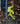 Green håndværkerbukser kl.2 2641 Hi-Vis GPL gul/sort str C148 - 3