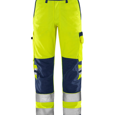 Green bukser kl.2 2651 Hi-Vis GPLU gul/marine str C148 - 1