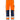 Green bukser kl.2 2651 Hi-Vis GPLU orange/marine str C48 - 1