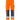 Green bukser kl.2 2651 Hi-Vis GPLU orange/grå str D116 - 1