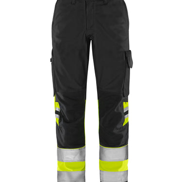 Green bukser dame kl.1 2652 Hi-Vis GPLU gul/sort str 38 - 1