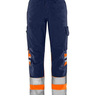 Green bukser dame kl.1 2652 Hi-Vis GPLU orange/marine str 42 - 1