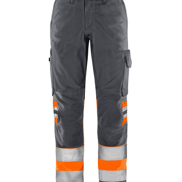 Green bukser dame kl.1 2652 Hi-Vis GPLU orange/grå str 38 - 1