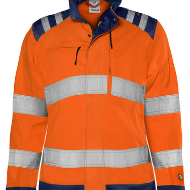 Green jakke kl.3 dame 4067 Hi-Vis GPLU orange/marine str 3XL - 1