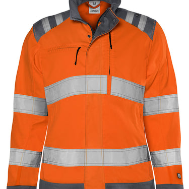 Green jakke kl.3 dame 4067 Hi-Vis GPLU orange/grå str XL - 1
