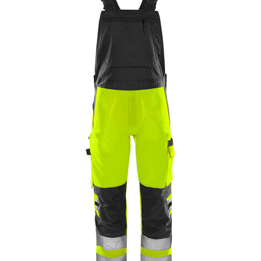 Green overalls kl.2 1030 Hi-Vis GPLU gul/sort str D92 - 1