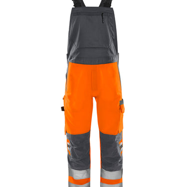 Green overalls kl.2 1030 Hi-Vis GPLU orange/grå str C64 - 1