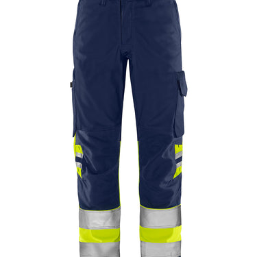 Green bukser kl.1. 2649 GPLU Hi-Vis gul/marine str C64 - 1