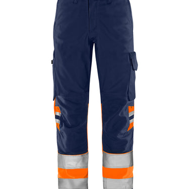 Green bukser kl.1. 2649 GPLU Hi-Vis orange/marine str C56 - 1