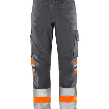 Green bukser kl.1. 2649 GPLU Hi-Vis orange/grå str D100 - 1