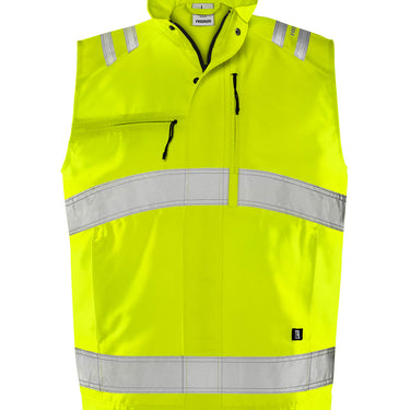 Green vest kl.2 5067 GPLU Hi-Vis gul str 2XL - 1