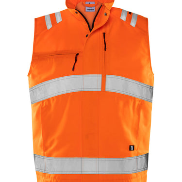 Green vest kl.2 5067 GPLU Hi-Vis orange str L - 1