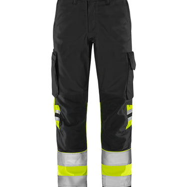 Green bukser kl.1 2668 GPLU Hi-Vis gul/sort str D112 - 1