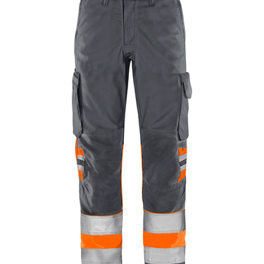 Green bukser kl.1 2668 GPLU Hi-Vis orange/grå str C150 - 1
