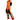 Snickers High-Vis stretch buks 6343 klasse 2 orange/sort str. 50 - 3
