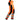 Snickers High-Vis stretch buks 6343 klasse 2 orange/sort str. 50 - 4