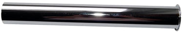Afløbsrør forkromet 32 x 200 mm med krave - 1