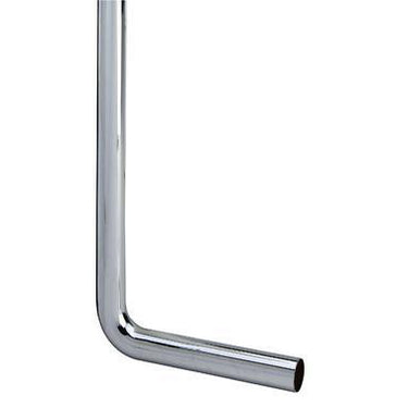Afløbsrør 90° 32 x 220 x 580 mm forkromet - 1