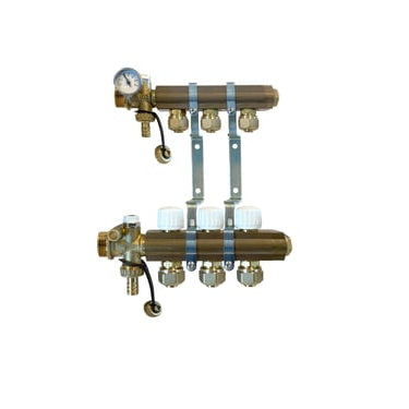 Pettinaroli fordelerrørssystem m. forudinds. 3/4" 3 afgreninger - 1