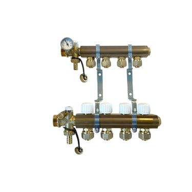Pettinaroli fordelerrørssystem m. forudinds. 3/4" 4 afgreninger - 1